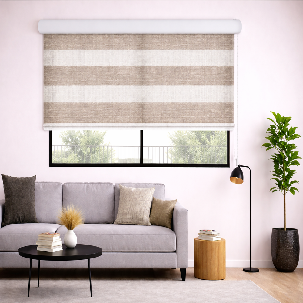 Persiana Sheer Elegance Sheer Screen Fina Beige/café