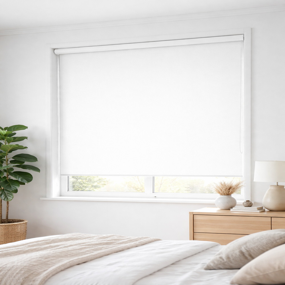 Persiana Enrollable Blackout Clasico Blanco