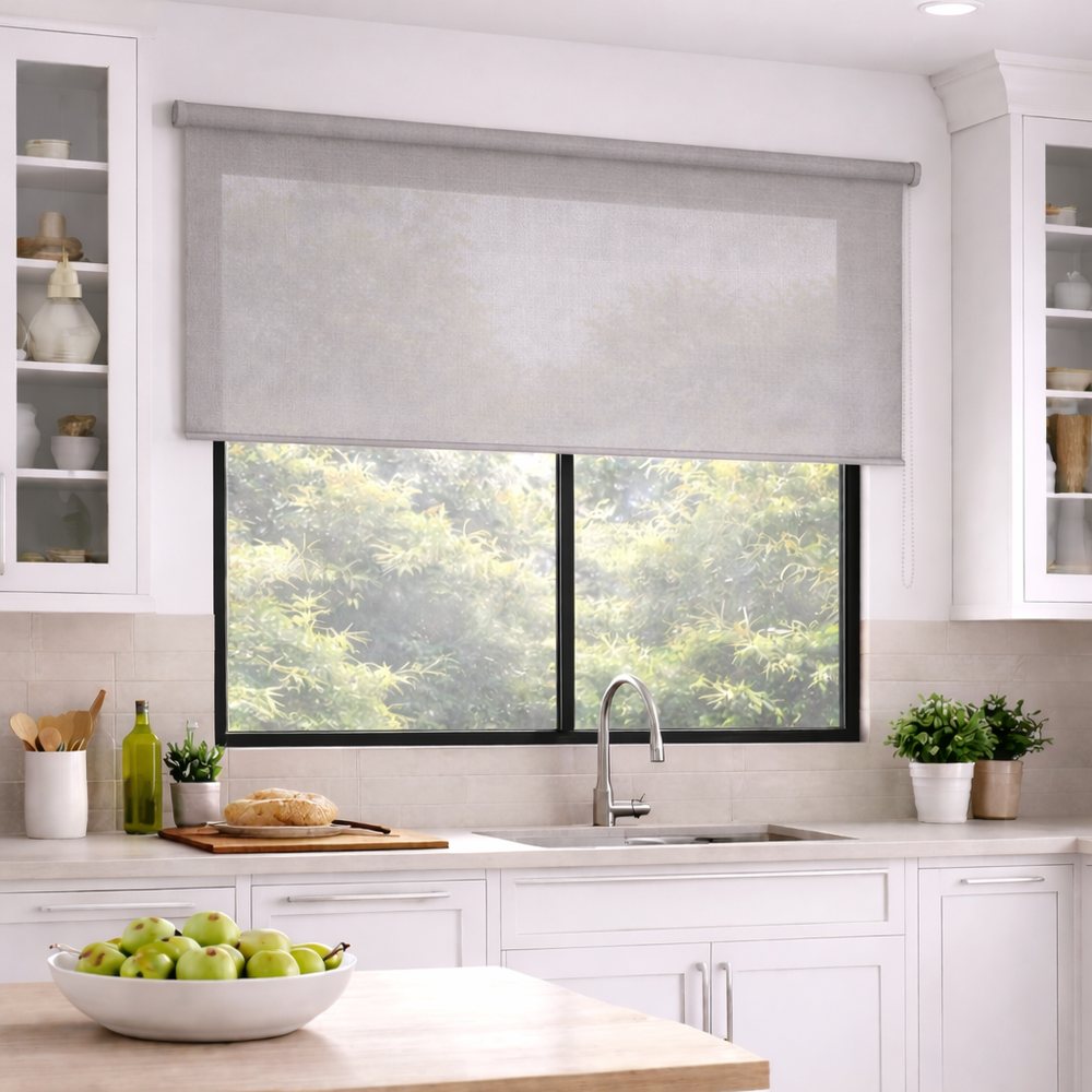 Persiana Enrollable Screen Clasico Gris