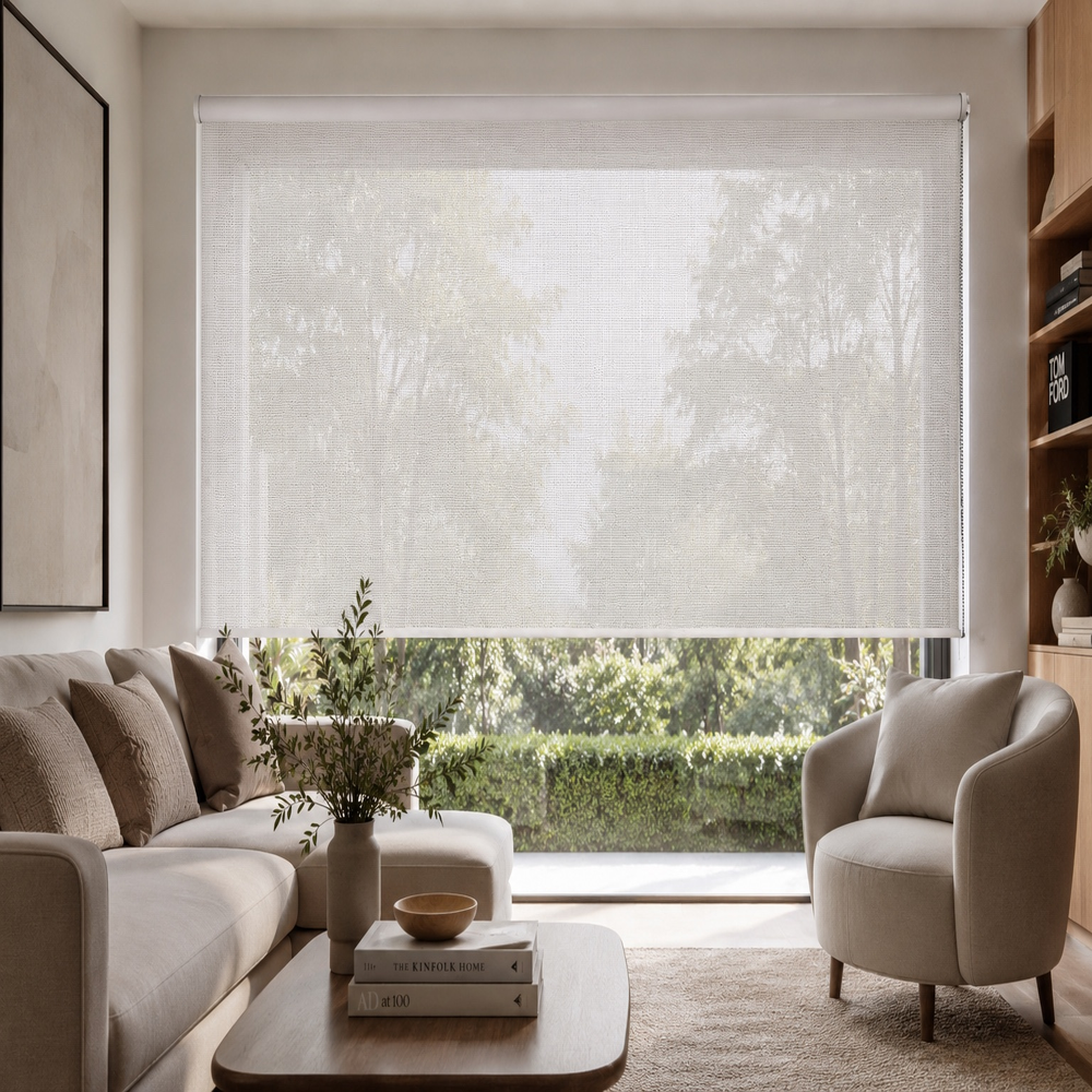 Persiana Enrollable Screen Clasico Blanco