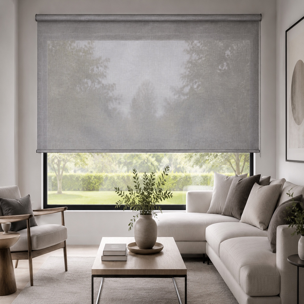 Persiana Enrollable Screen Clasico Gris