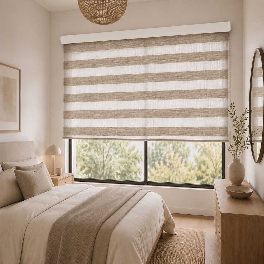 Persiana Sheer Elegance Sheer Screen Fina Beige/café